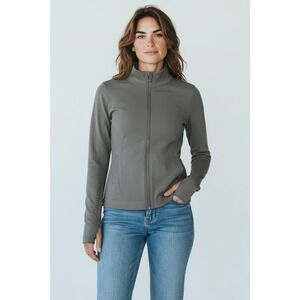 Zyia Active Jacket Performance Athletic Gray Medium‎